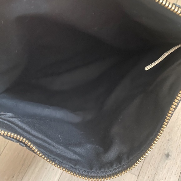 Clare V. Laser-Cut Leather Fold-Over Clutch
